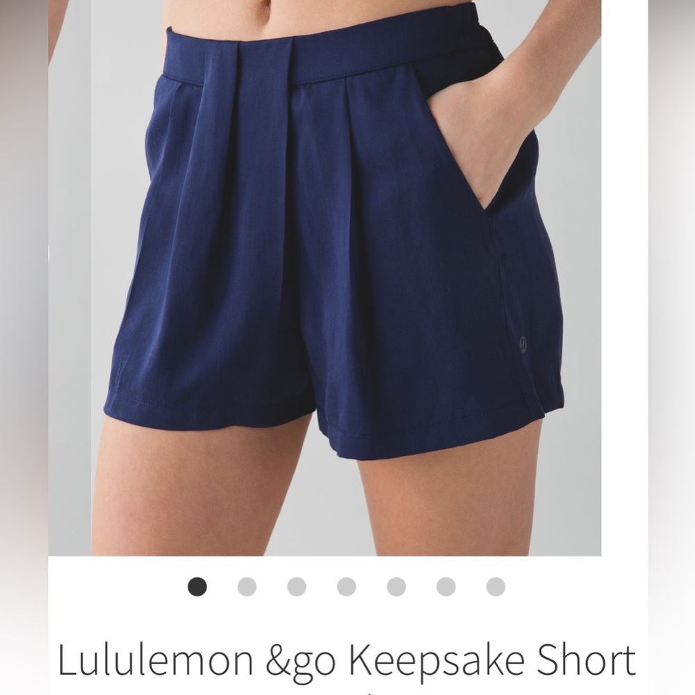 lululemon athletica Navy Keepsake Shorts
